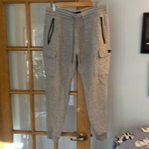 Like new Hollister gray sweatpants size xl